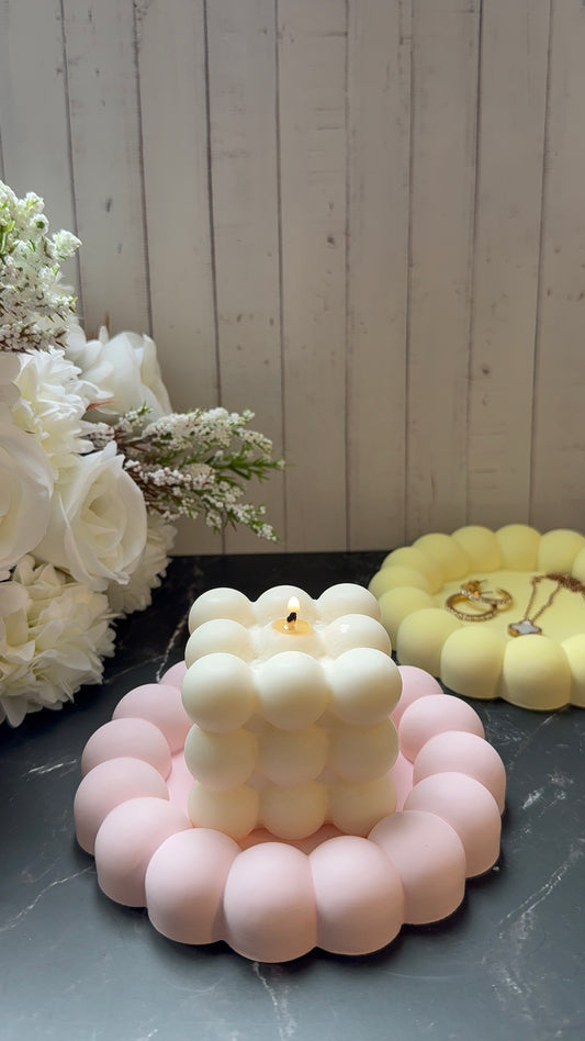Cloud Candle Tray