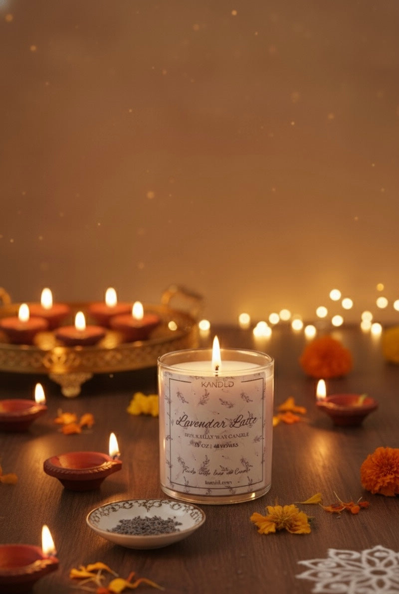 Lavender Latte Candle