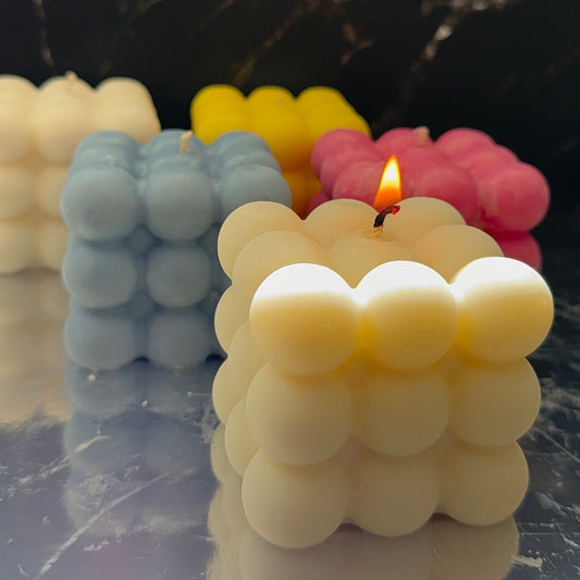 Bubble Cube Candle