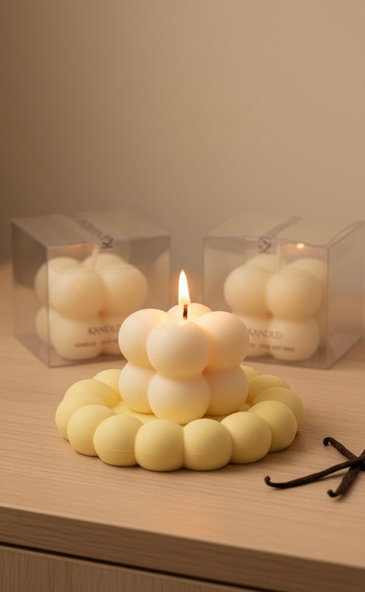 Mini Bubble Cube Candle