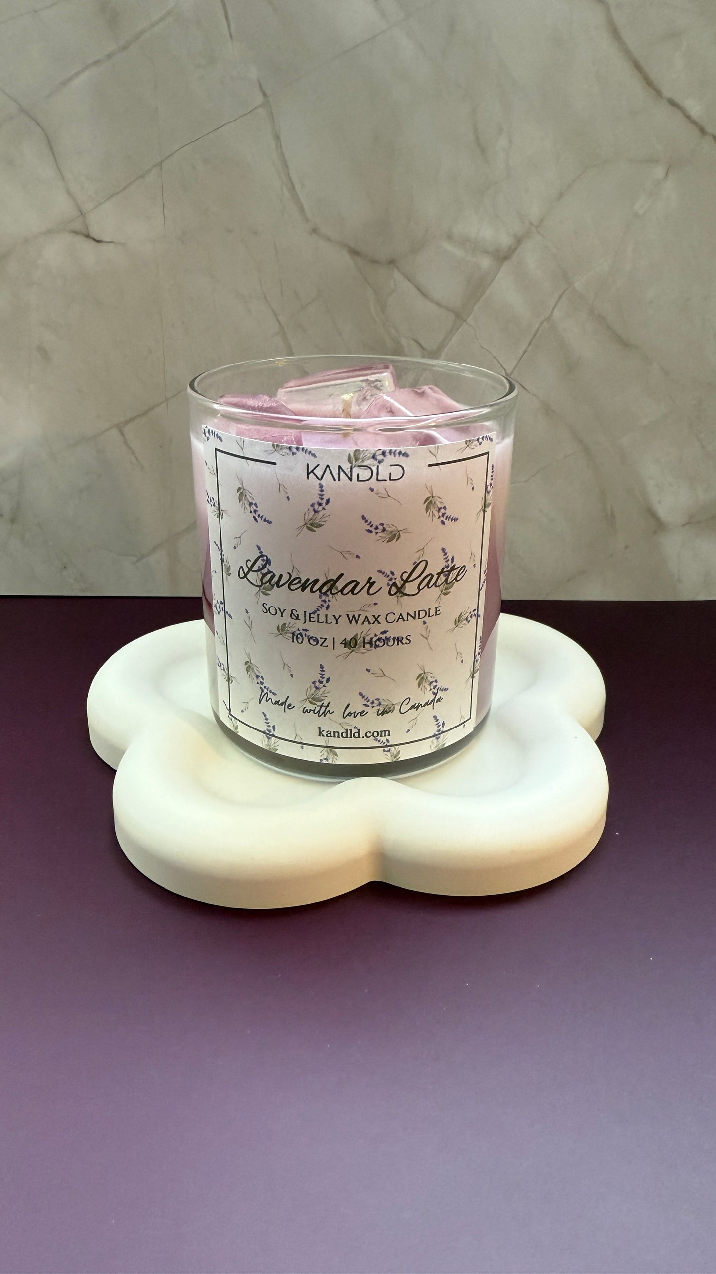 Lavender Latte Candle