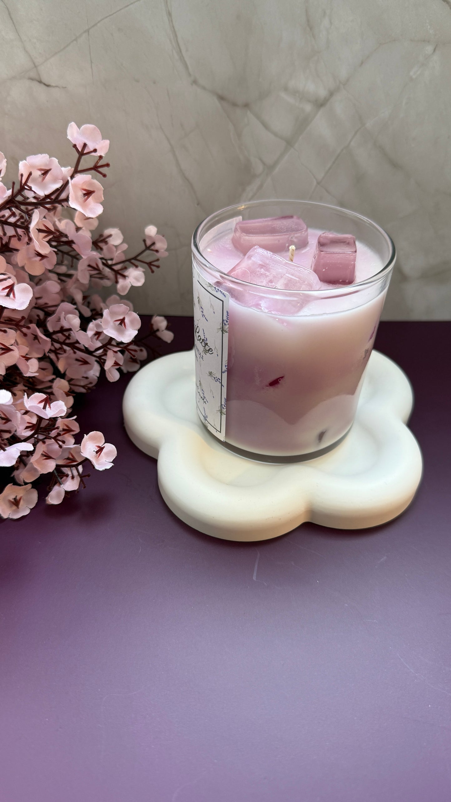 Lavender Latte Candle